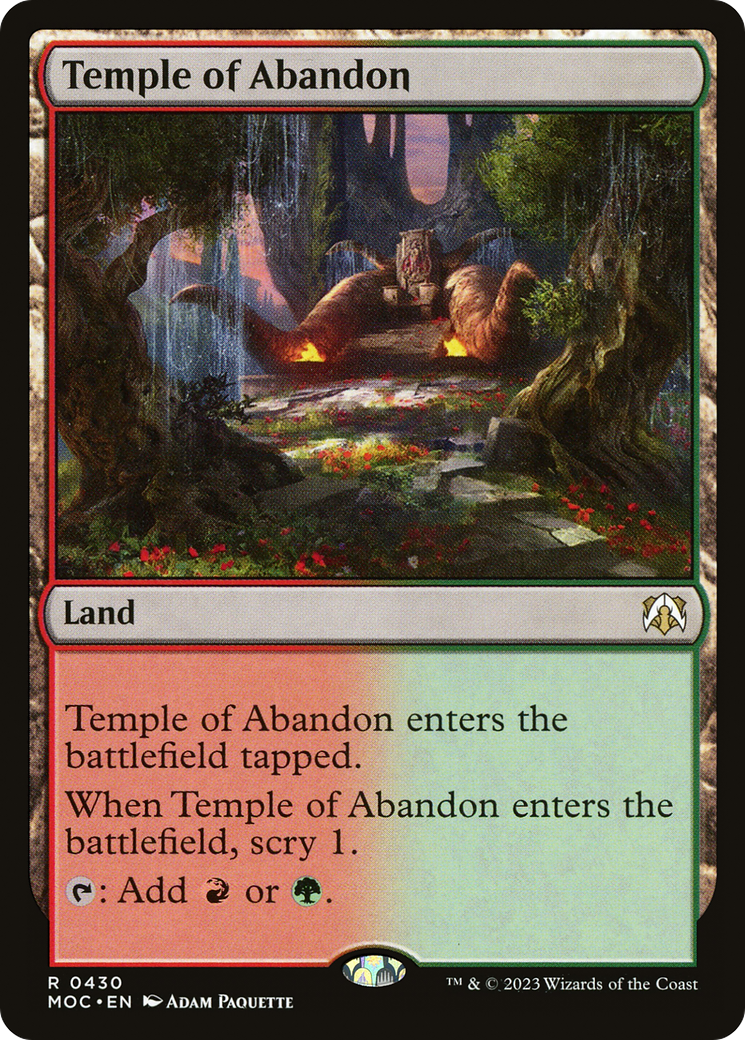 Temple of Abandon [March of the Machine Commander] | Webway Games
