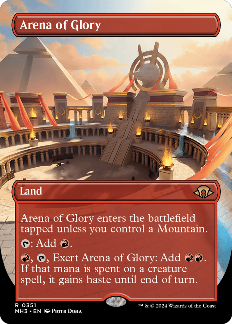 Arena of Glory (Borderless) [Modern Horizons 3] | Webway Games