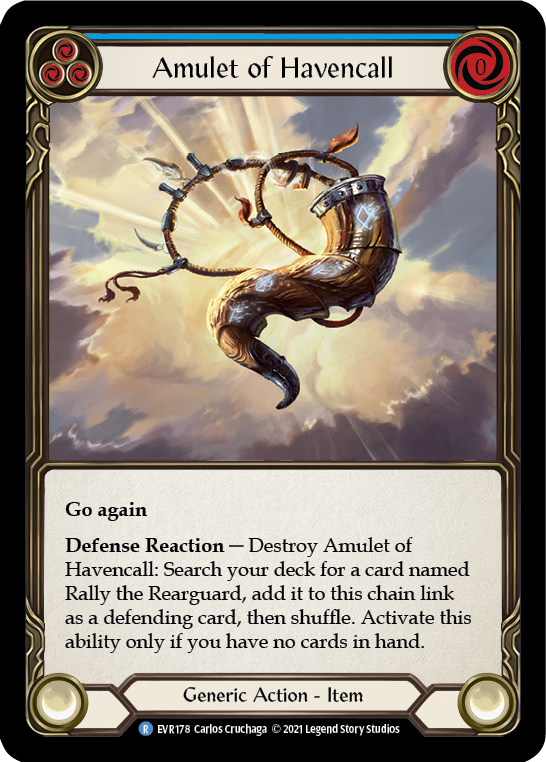 Amulet of Havencall [EVR178] (Everfest)  1st Edition Cold Foil | Webway Games