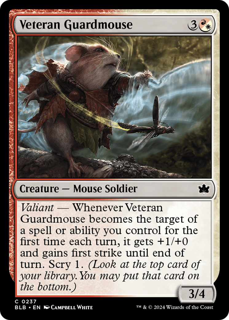 Veteran Guardmouse [Bloomburrow] | Webway Games