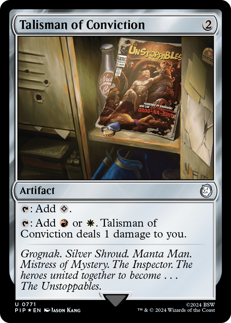 Talisman of Conviction (Surge Foil) [Fallout] | Webway Games