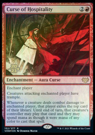 Curse of Hospitality [Innistrad: Crimson Vow Prerelease Promos] | Webway Games