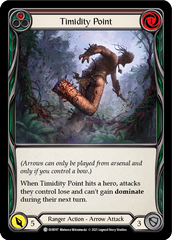 Timidity Point (Red) [EVR097] (Everfest)  1st Edition Rainbow Foil | Webway Games