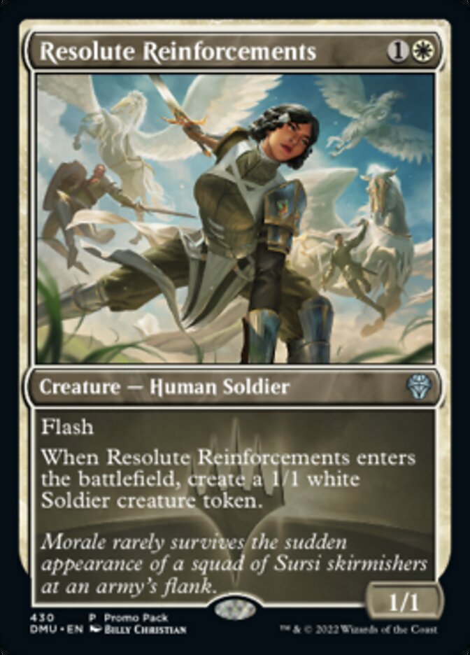 Resolute Reinforcements (Promo Pack) [Dominaria United Promos] | Webway Games