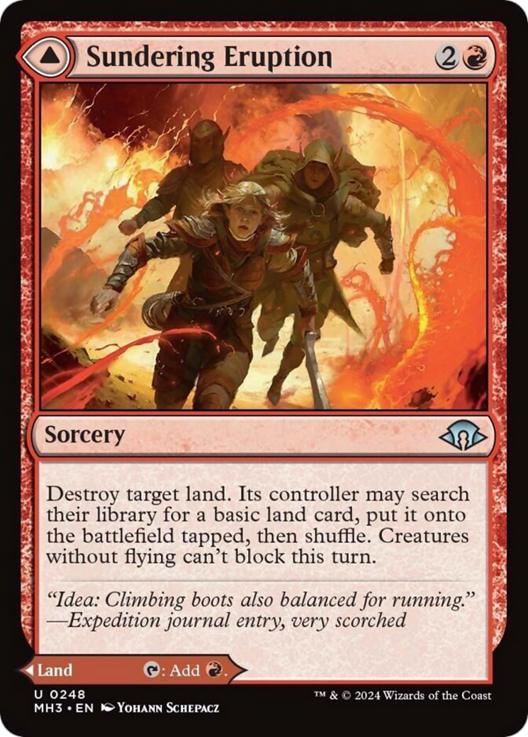 Sundering Eruption // Volcanic Fissure [Modern Horizons 3] | Webway Games