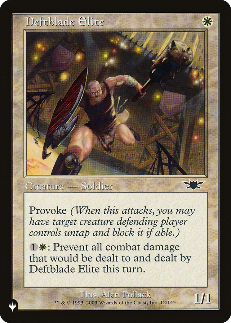 Deftblade Elite [The List] | Webway Games
