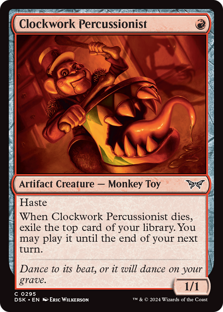 Clockwork Percussionist (0295) [Duskmourn: House of Horror] | Webway Games