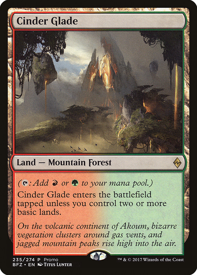 Cinder Glade (Promo) [Standard Showdown Promos] | Webway Games