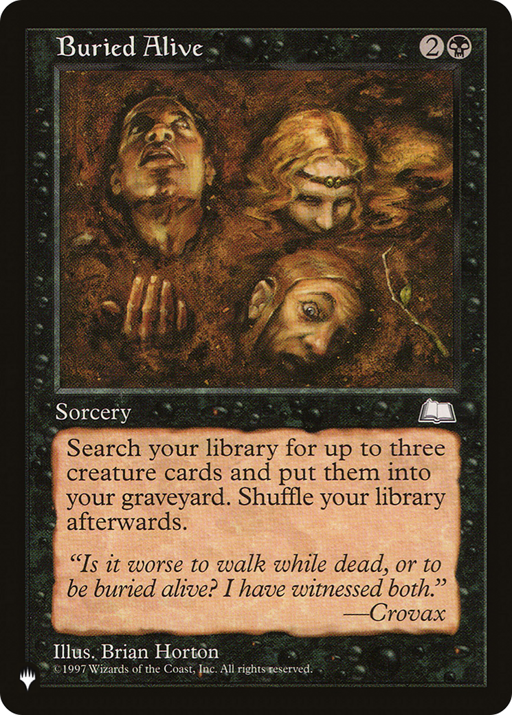 Buried Alive [The List] | Webway Games