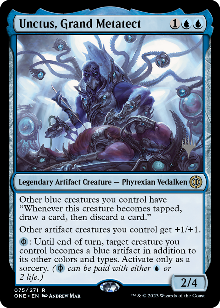 Unctus, Grand Metatect (Promo Pack) [Phyrexia: All Will Be One Promos] | Webway Games