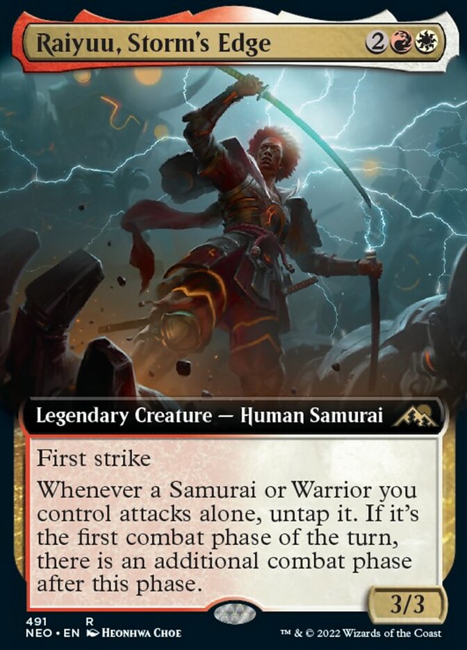Raiyuu, Storm's Edge (Extended Art) [Kamigawa: Neon Dynasty] | Webway Games