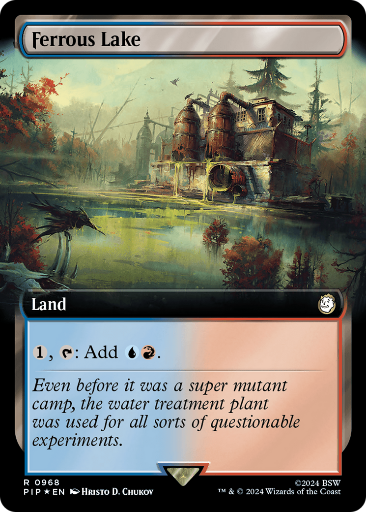 Ferrous Lake (Extended Art) (Surge Foil) [Fallout] | Webway Games