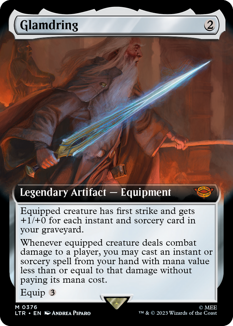 Glamdring (Extended Art) [The Lord of the Rings: Tales of Middle-Earth] | Webway Games