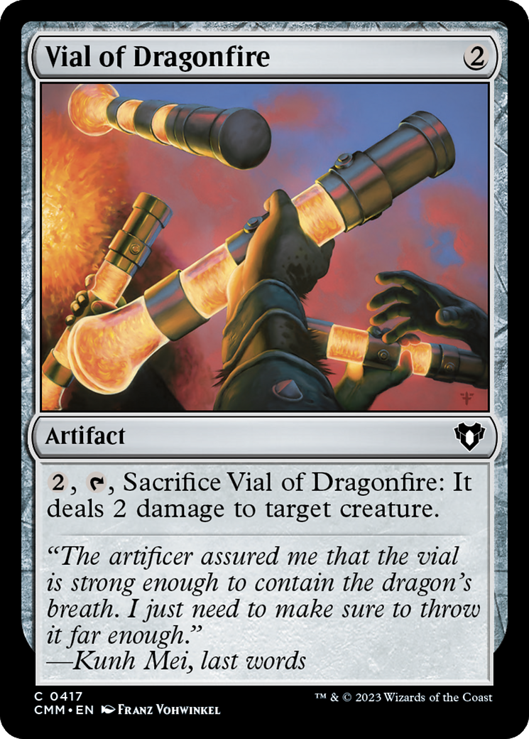 Vial of Dragonfire [Commander Masters] | Webway Games