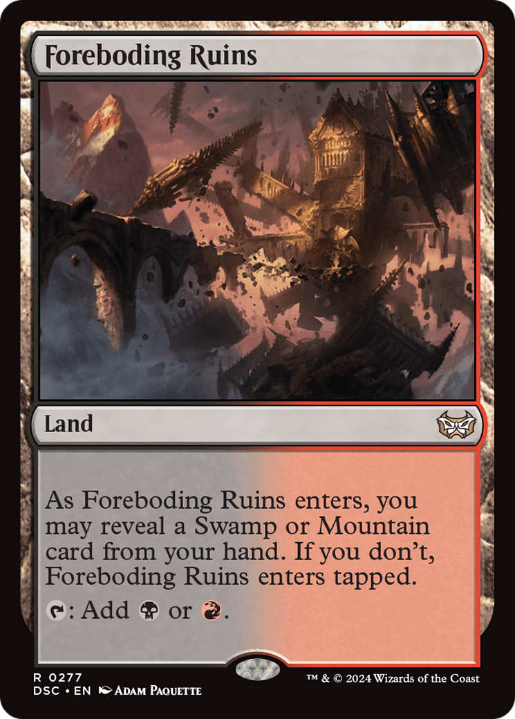 Foreboding Ruins [Duskmourn: House of Horror Commander] | Webway Games