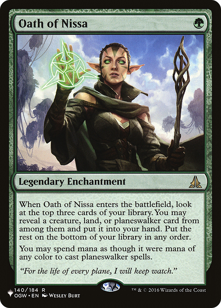 Oath of Nissa [The List] | Webway Games