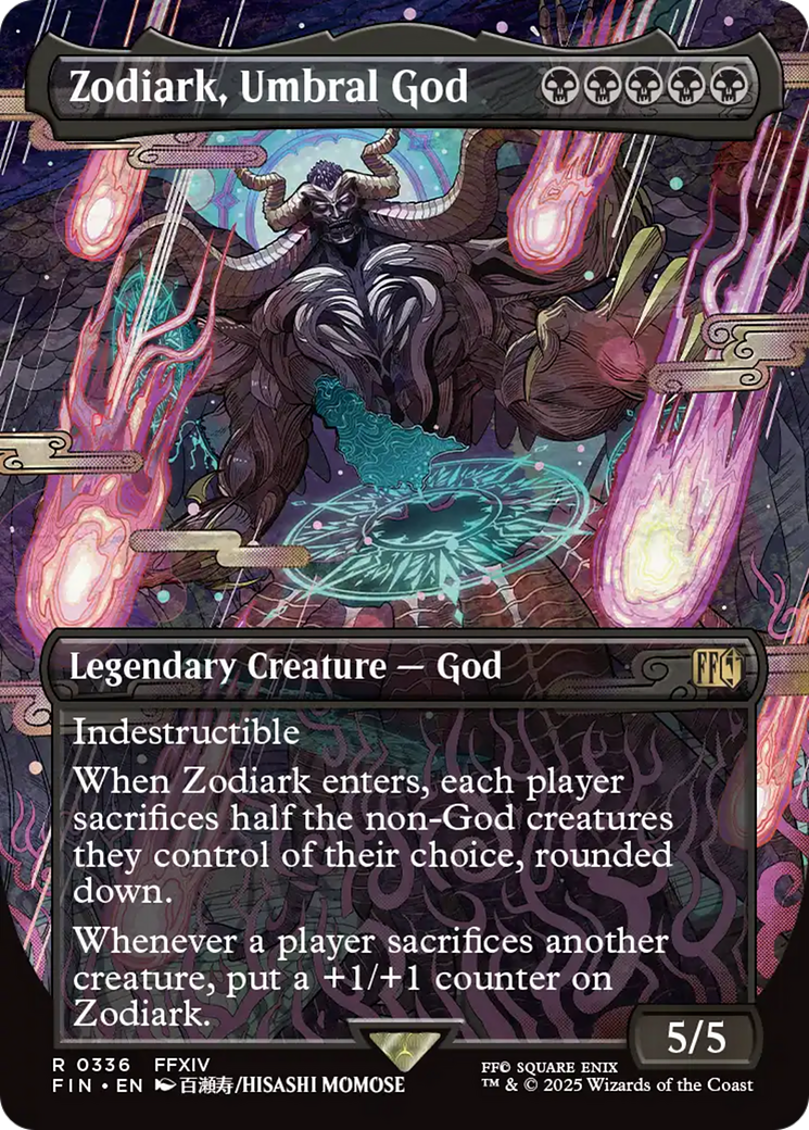 Zodiark, Umbral God (Borderless) [FINAL FANTASY] | Webway Games