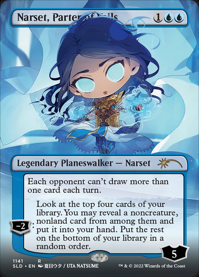Narset, Parter of Veils (Borderless) [Secret Lair Drop Series] | Webway Games