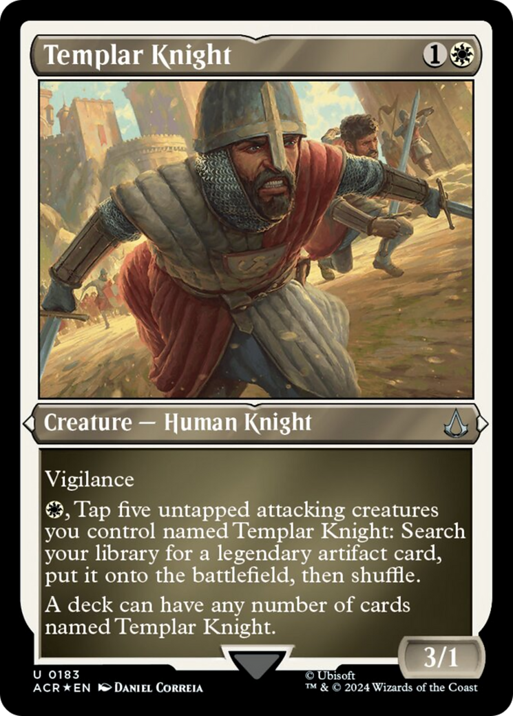 Templar Knight (Foil Etched) [Assassin's Creed] | Webway Games