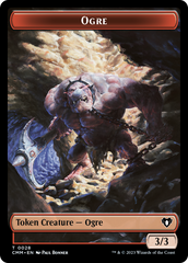 Treasure // Ogre Double-Sided Token [Commander Masters Tokens] | Webway Games