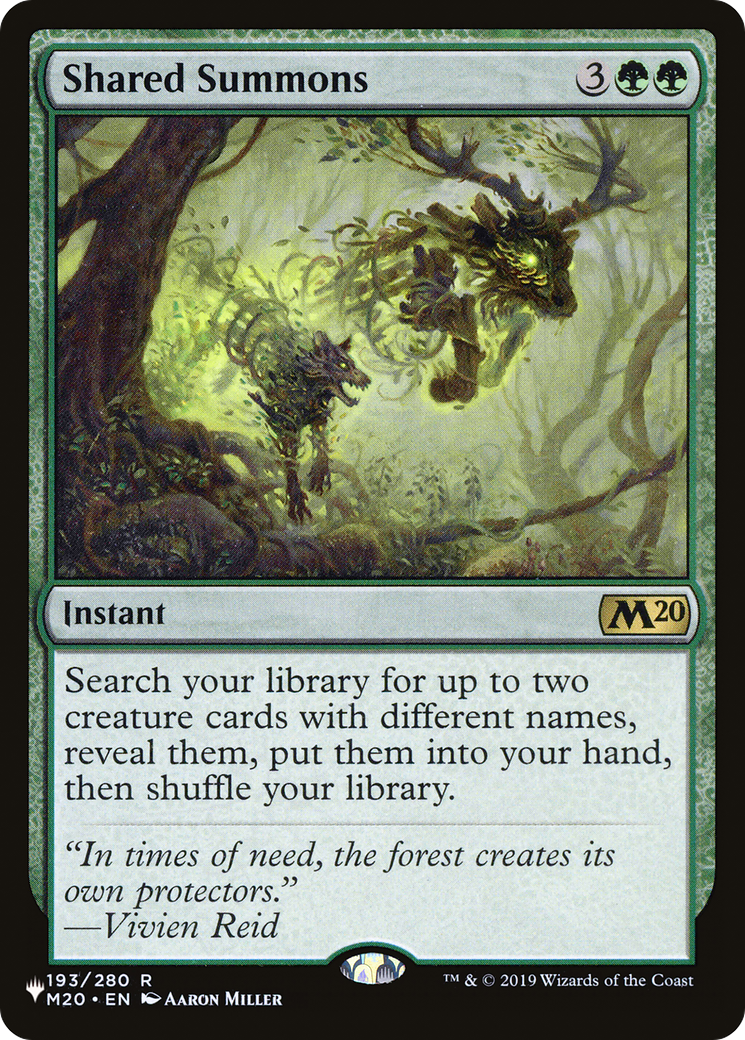 Shared Summons [The List] | Webway Games