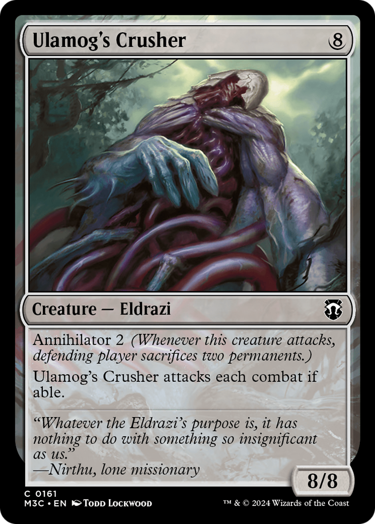 Ulamog's Crusher (Ripple Foil) [Modern Horizons 3 Commander] | Webway Games