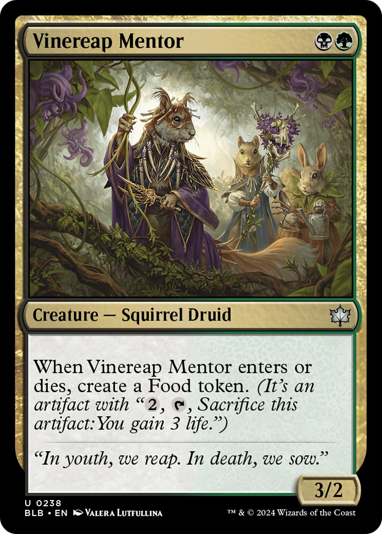 Vinereap Mentor [Bloomburrow] | Webway Games