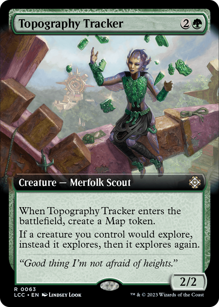 Topography Tracker (Extended Art) [The Lost Caverns of Ixalan Commander] | Webway Games