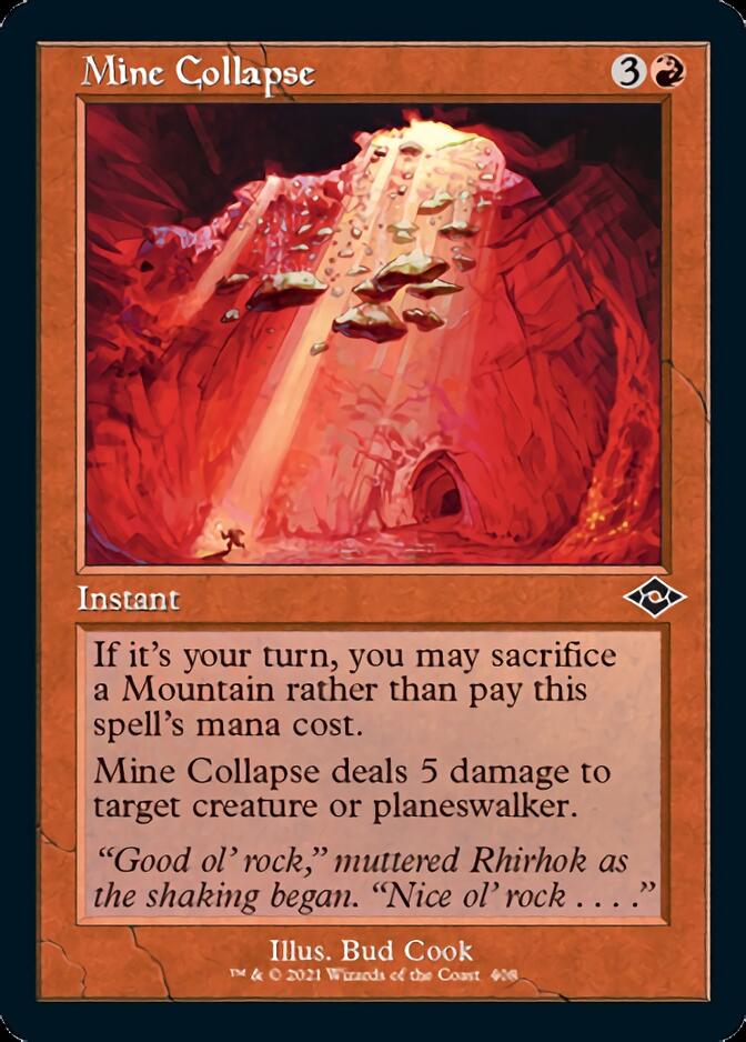 Mine Collapse (Retro Foil Etched) [Modern Horizons 2] | Webway Games