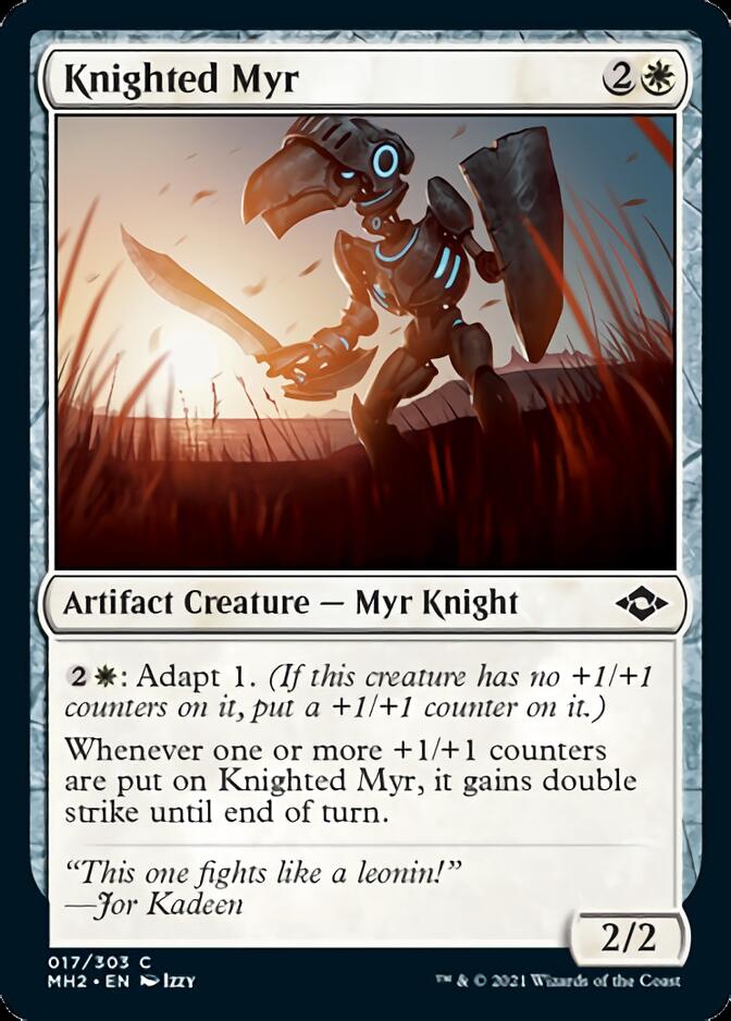 Knighted Myr [Modern Horizons 2] | Webway Games