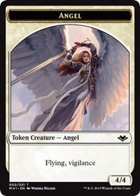 Angel (002) // Elemental (008) Double-Sided Token [Modern Horizons Tokens] | Webway Games