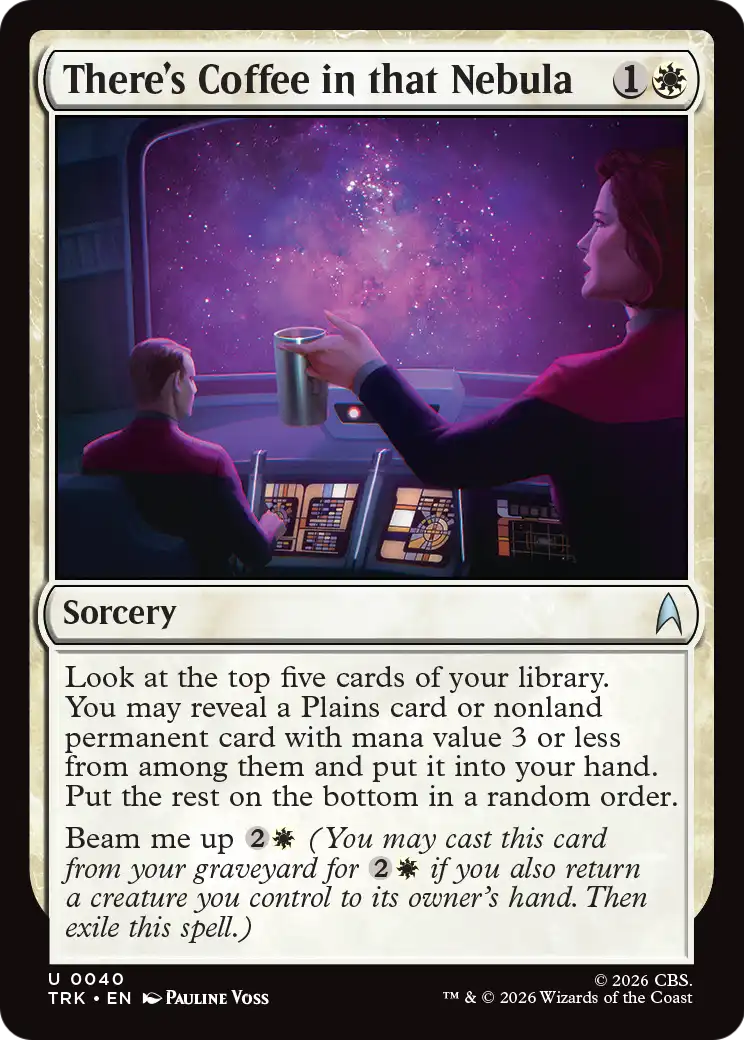 There's Coffee in that Nebula [Star Trek] | Webway Games
