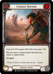 Outland Skirmish (Blue) [EVR068] (Everfest)  1st Edition Normal | Webway Games