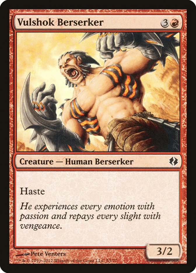 Vulshok Berserker [Duel Decks: Venser vs. Koth] | Webway Games