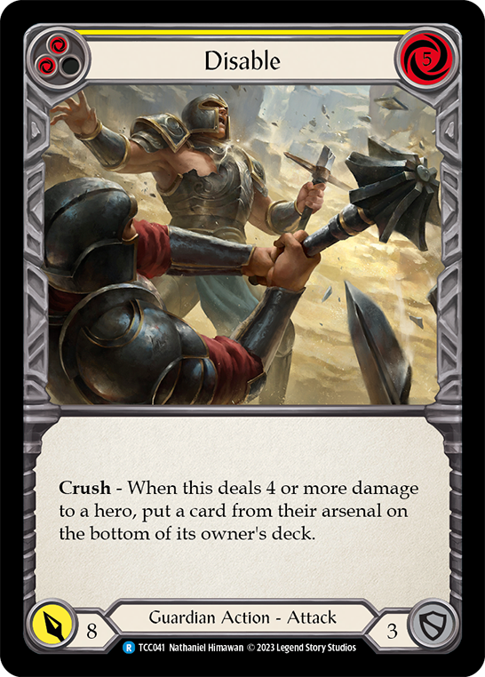 Disable (Yellow) [TCC041] (Round the Table: TCC x LSS) | Webway Games