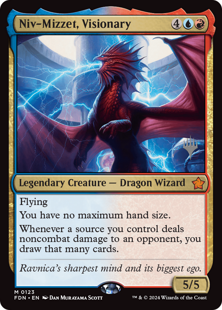 Niv-Mizzet, Visionary (Promo Pack) [Foundations Promos] | Webway Games