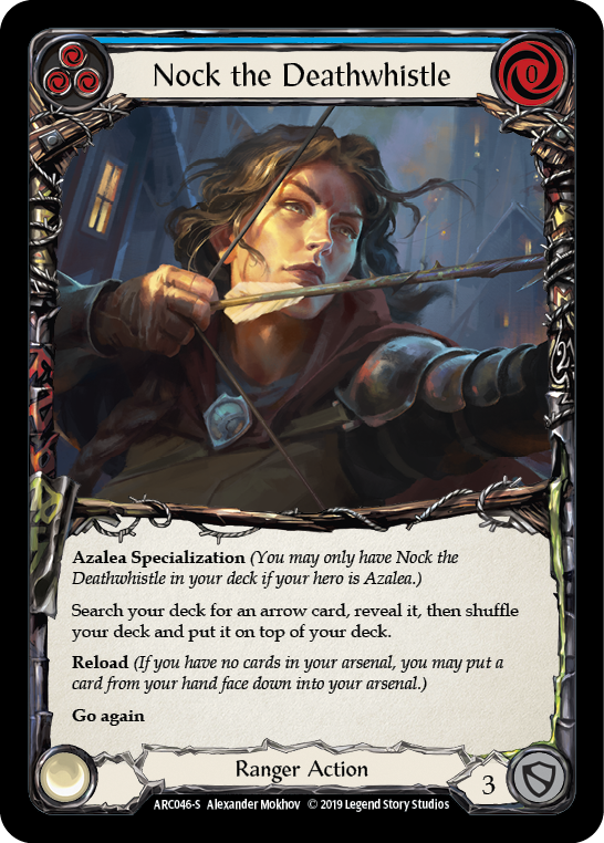 Nock the Deathwhistle [ARC046-S] (Arcane Rising)  1st Edition Normal | Webway Games