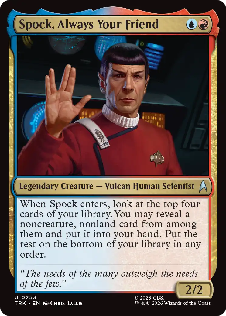 Spock, Always Your Friend [Star Trek] | Webway Games