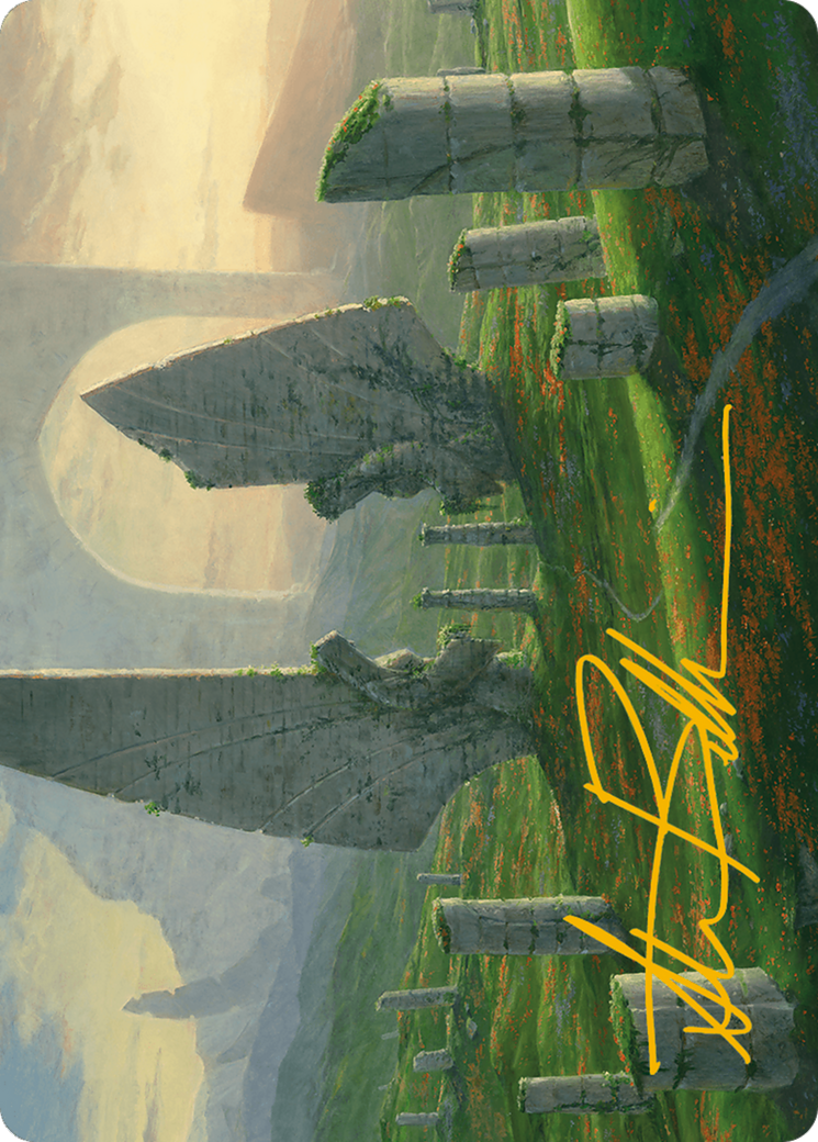 Monumental Henge Art Card (Gold-Stamped Signature) [Modern Horizons 3 Art Series] | Webway Games