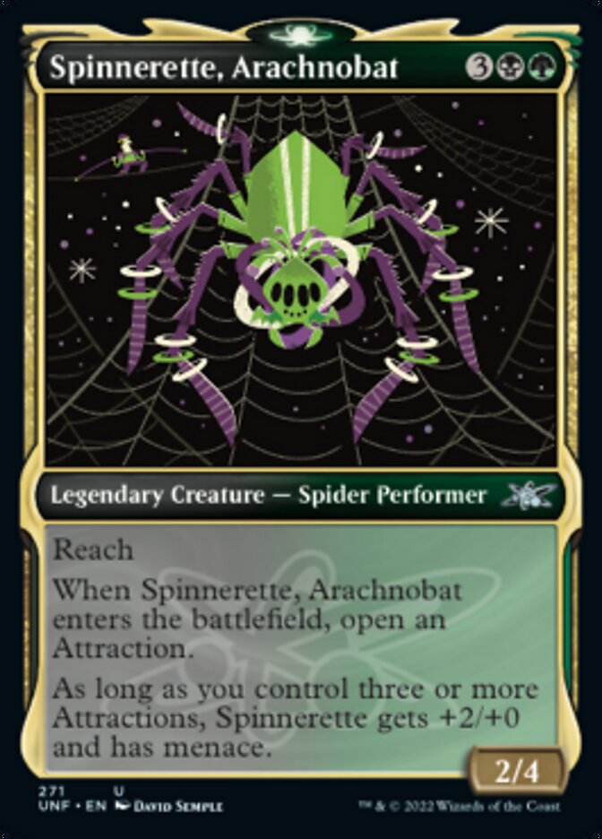 Spinnerette, Arachnobat (Showcase) [Unfinity] | Webway Games