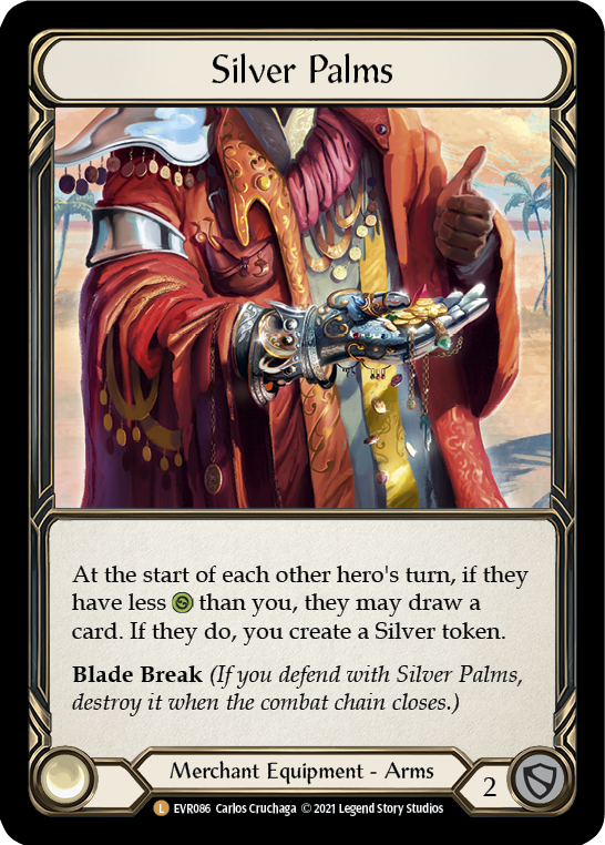Silver Palms [EVR086] (Everfest)  1st Edition Cold Foil | Webway Games
