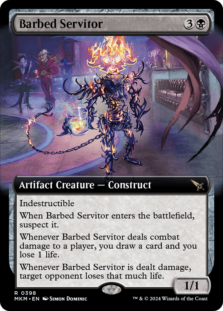 Barbed Servitor (Extended Art) [Murders at Karlov Manor] | Webway Games