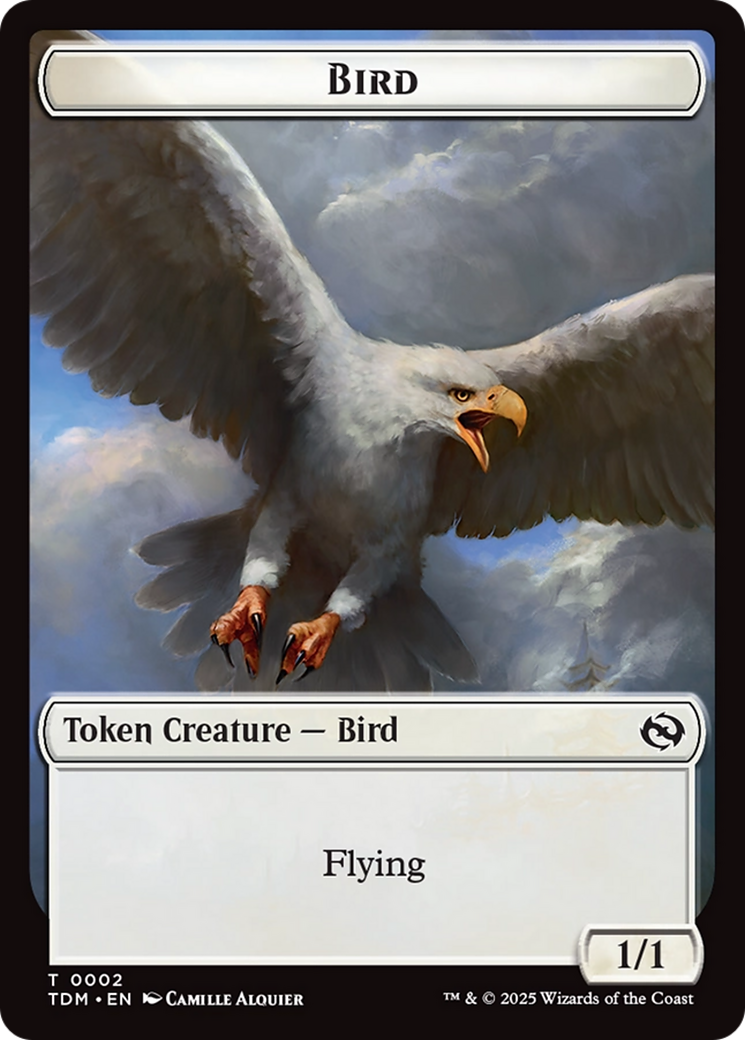 Spider // Bird Double-Sided Token [Tarkir: Dragonstorm Commander Tokens] | Webway Games