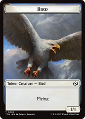 Thopter // Bird Double-Sided Token [Tarkir: Dragonstorm Commander Tokens] | Webway Games