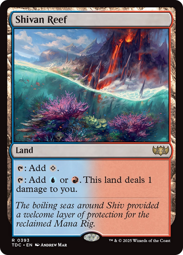 Shivan Reef [Tarkir: Dragonstorm Commander] | Webway Games