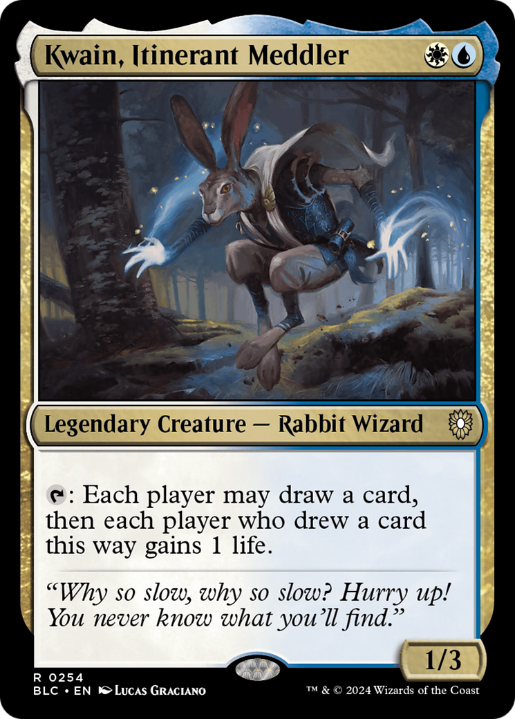 Kwain, Itinerant Meddler [Bloomburrow Commander] | Webway Games