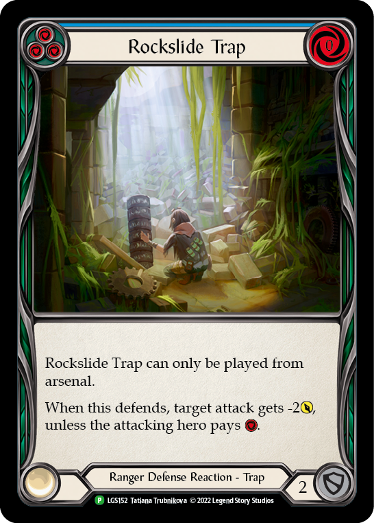 Rockslide Trap (Blue) [LGS152] (Promo)  Rainbow Foil | Webway Games