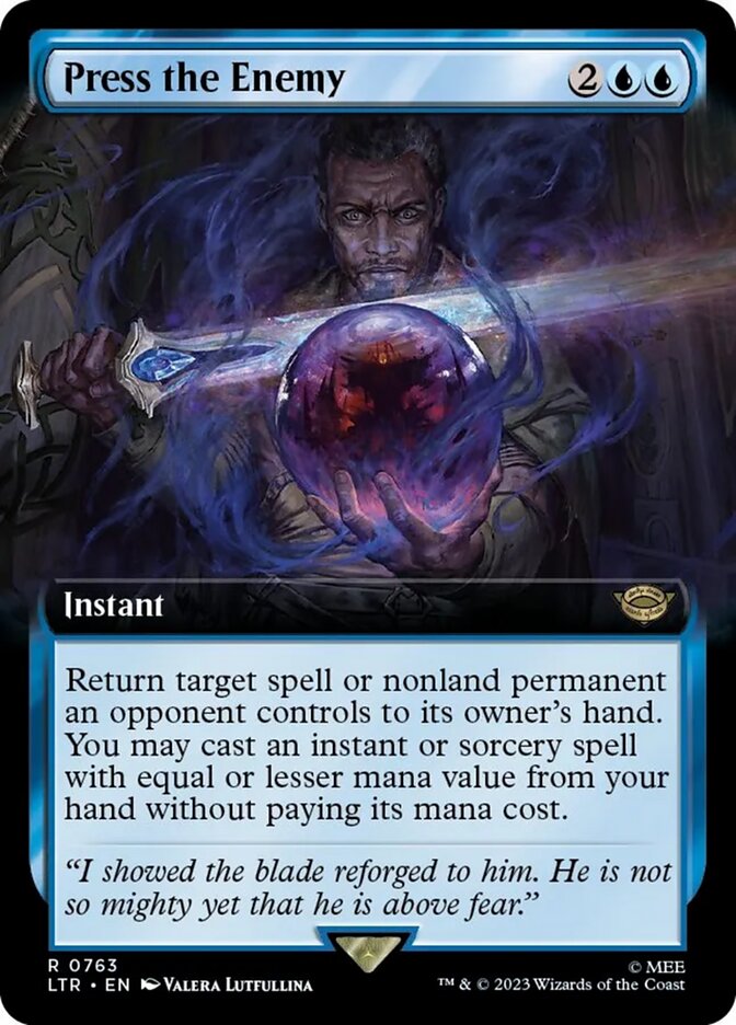 Press the Enemy (Extended Art) (Surge Foil) [The Lord of the Rings: Tales of Middle-Earth] | Webway Games