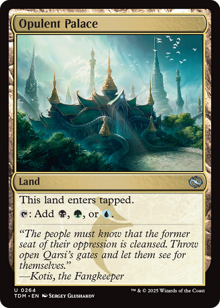 Opulent Palace [Tarkir: Dragonstorm] | Webway Games
