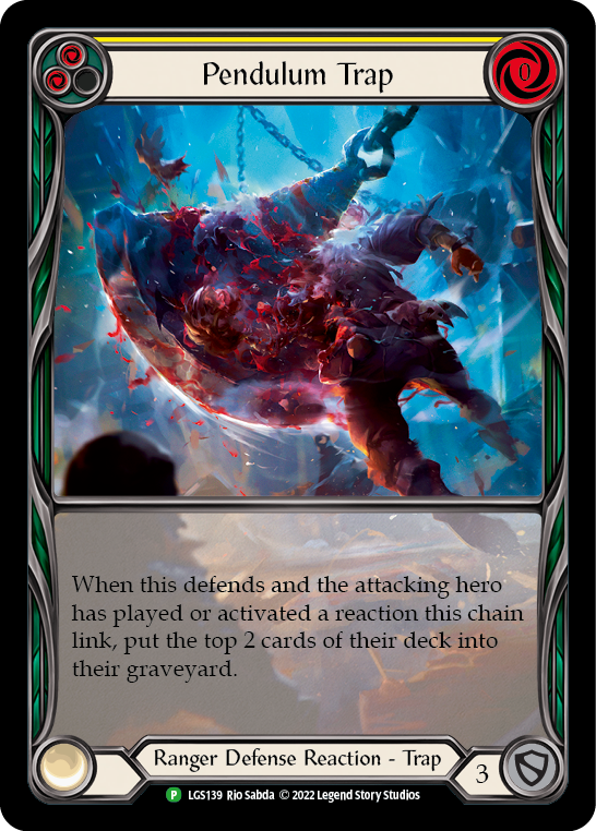 Pendulum Trap (Yellow) [LGS139] (Promo)  Rainbow Foil | Webway Games
